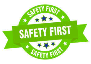 RJK Construction Safety First Badge